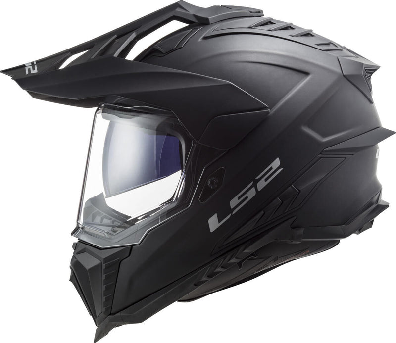 Load image into Gallery viewer, Ls2 endurohelm mx701 explorer solid helmet mx701 explorer solid xs matt black
