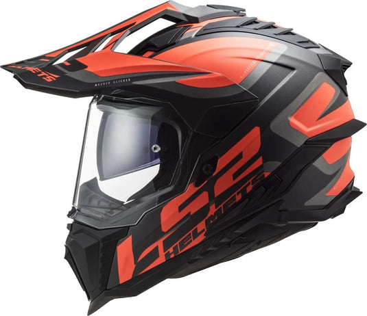 Ls2 endurohelm mx701 explorer alter helmet explorer age bw neonorange matt gr.l
