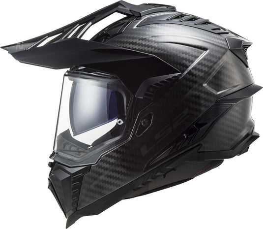 Ls2 endurohelm mx701 explorer carbon solid helmet mx701 exp.car. solid m black