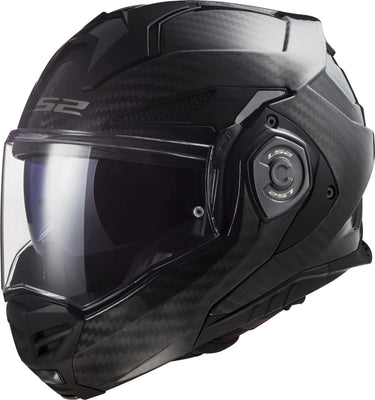 Ls2 opklaphelm ff901 advant x carbon solid helmet advant x carbo black gr. xs