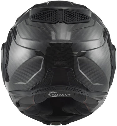 Ls2 opklaphelm ff901 advant x carbon solid helmet advant x carbo black gr. xs