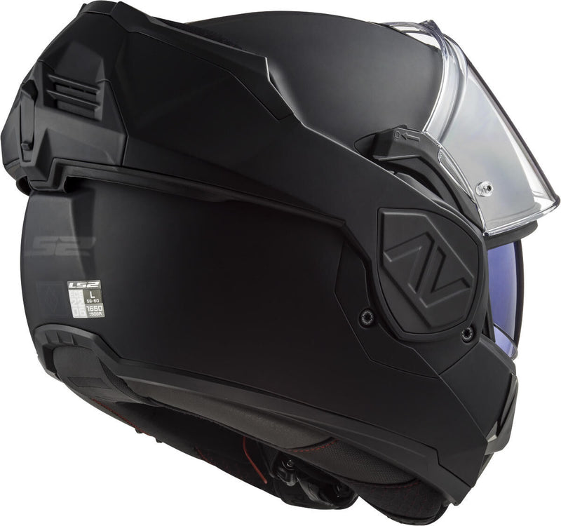 Load image into Gallery viewer, Ls2 opklapbare helm ff906 advant full black helmet ff906 adv.full black xs matt
