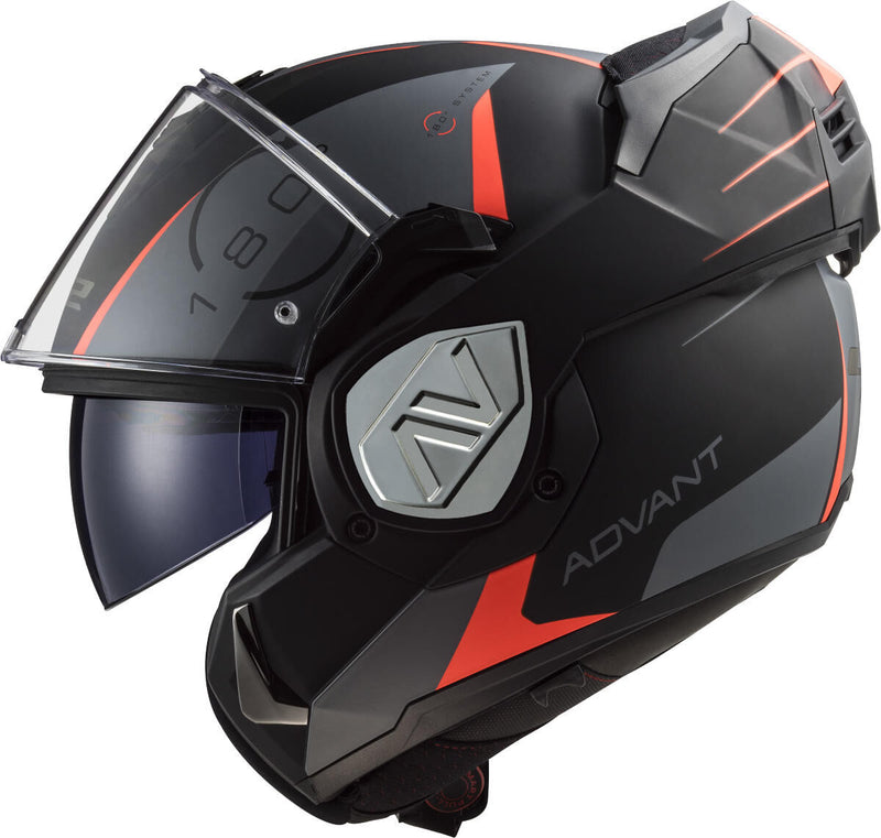 Load image into Gallery viewer, Ls2 opklaphelm ff906 advant codex helmet ff906 adv. codex xs bl grey red
