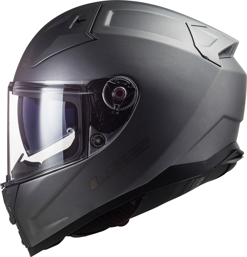 Load image into Gallery viewer, Ls2 integraalhelm ff811 vector ii solid helmet ff811 vect. ii solid xs tit. black
