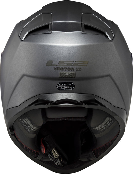 Ls2 integraalhelm ff811 vector ii solid helmet ff811 vect. ii solid xs tit. black
