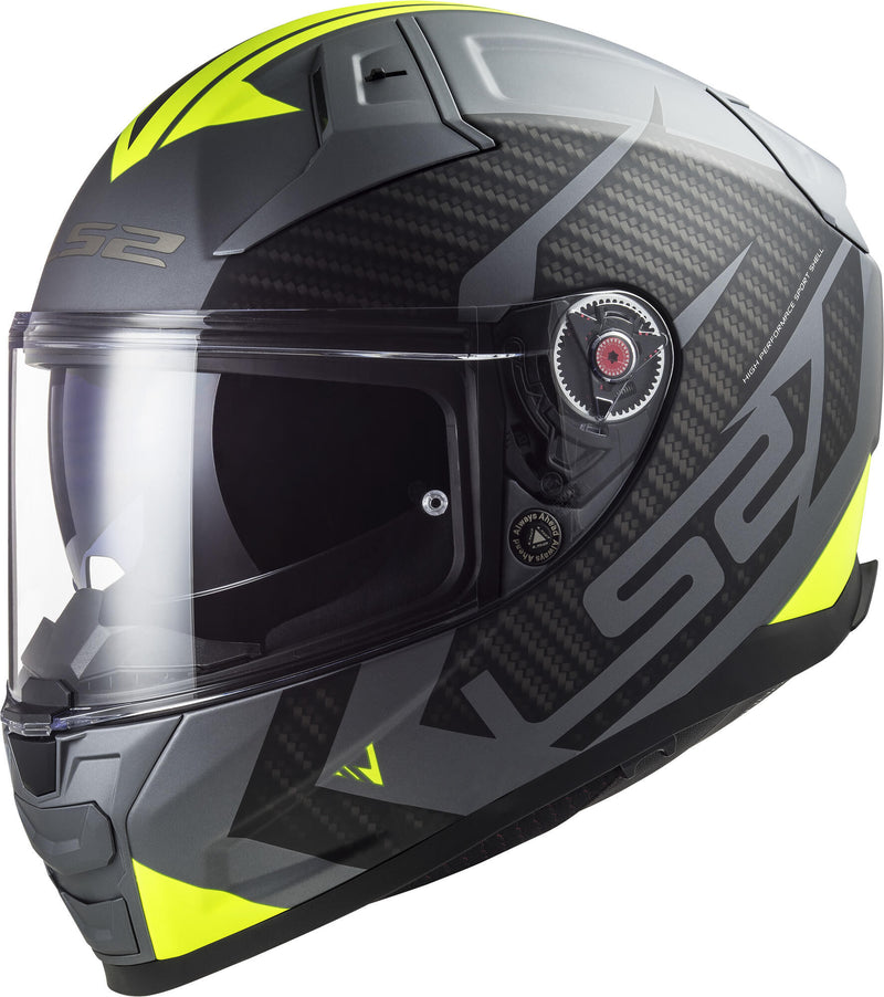 Load image into Gallery viewer, Ls2 integraalhelm ff811 vector ii splitter helmet ff811 vect. ii spl. xxl tit. yellow
