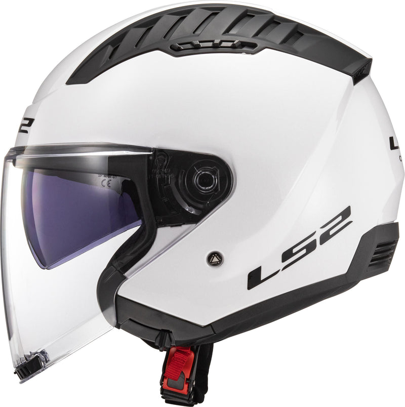 Load image into Gallery viewer, Ls2 jethelm of600 copter ii solid helmet copter ii soli white gr. s
