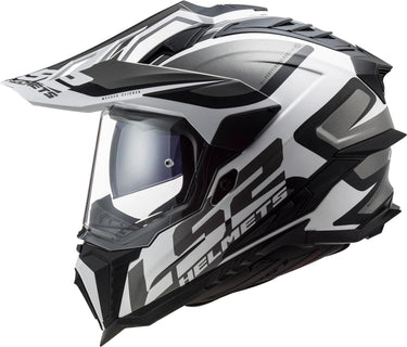 Ls2 endurohelm mx701 explorer alter helmet explorer age bw white matt gr. m