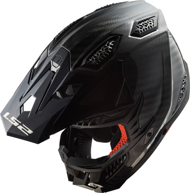 Ls2 crosshelm mx703 x-force solid helmet x-force carbon black gr. l