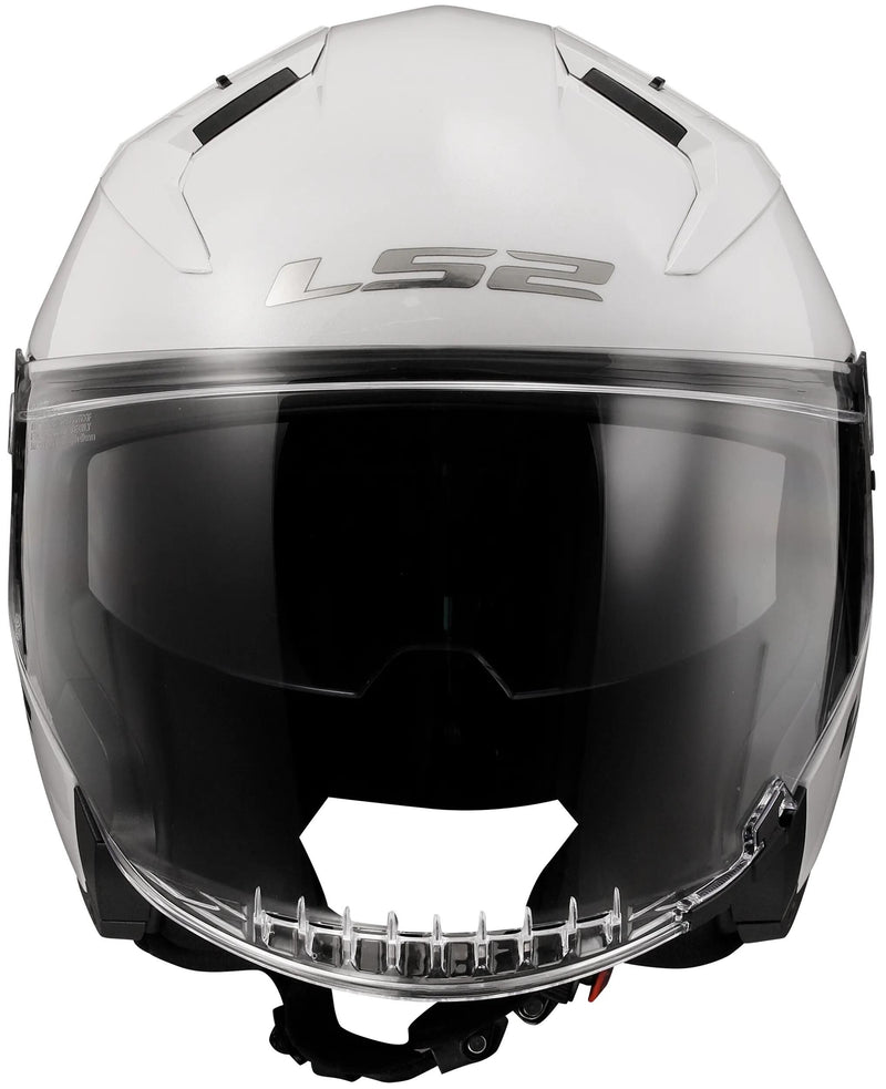 Load image into Gallery viewer, Ls2 jethelm of603 infinity ii solid helmet infinity ii white gr. s
