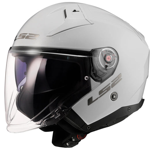 Ls2 jethelm of603 infinity ii solid helmet infinity ii white gr. m