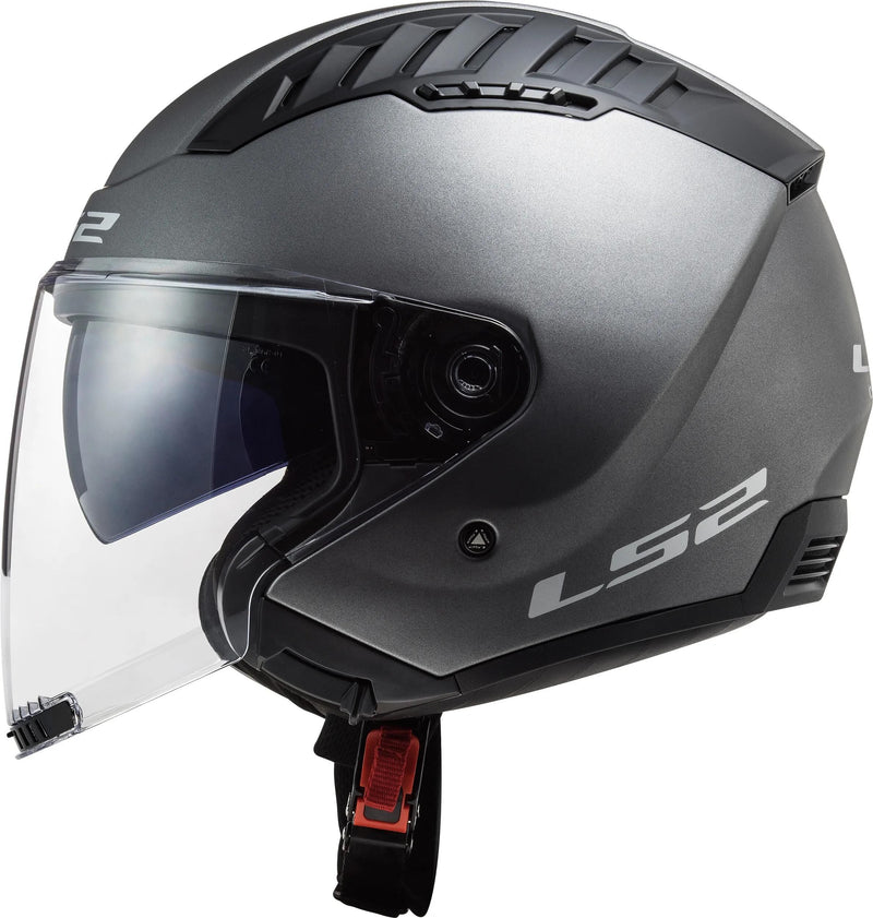 Load image into Gallery viewer, Ls2 jethelm of600 copter ii solid helmet copter ii soli titanium matt gr. l
