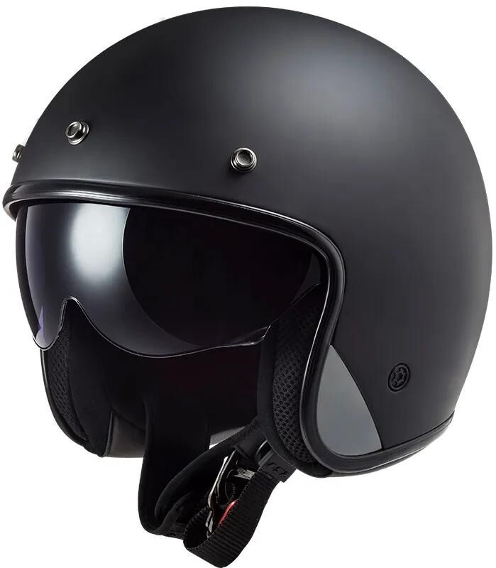 Load image into Gallery viewer, Ls2 jethelm of601 bob ii solid helmet of601 bob ii black matt gr. xl
