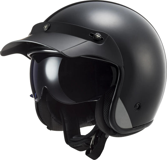 Ls2 jethelm of601 bob ii solid helmet of601 bob ii black matt gr. xl