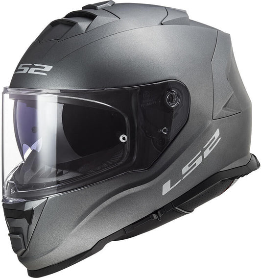 Ls2 integraalhelm ff800 storm ii solid helmet storm ii ff800 titanium matt gr. s