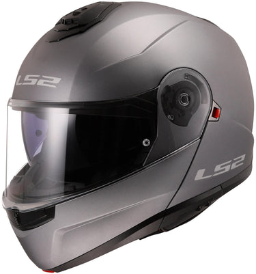 Ls2 opklaphelm ff908 strobe ii solid helmet strobe ii ff90 solid ti matt gr. l