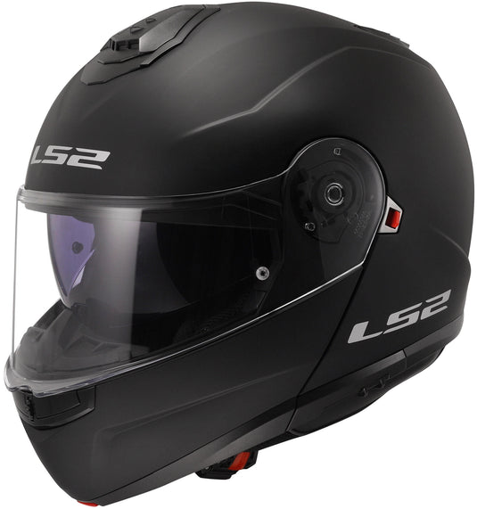 Ls2 opklaphelm ff908 strobe ii solid helmet ff908 strob.ii solid l black matt