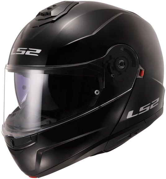 Ls2 opklaphelm ff908 strobe ii solid helmet ff908 strob.ii solid xs black