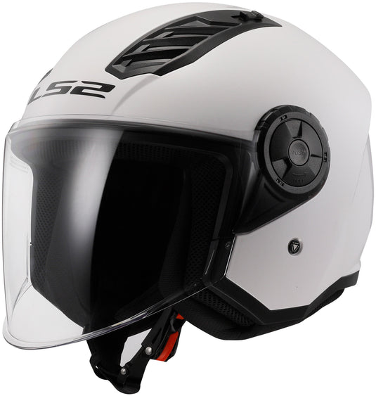 Ls2 jethelm of616 airflow ii solid helmet airflow ii of6 solid white gr. m