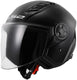 Ls2 jethelm of616 airflow ii solid helmet airflow ii of6 solid black gr. l