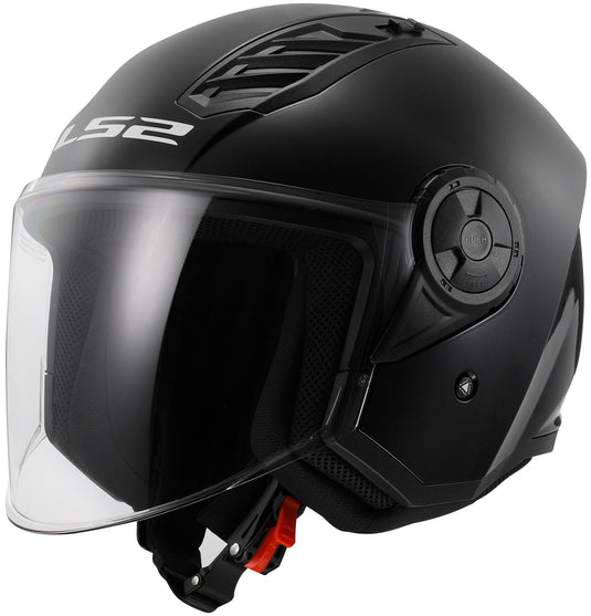 Ls2 jethelm of616 airflow ii solid helmet airflow ii of6 solid black gr. xxl