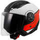 Ls2 jethelm of616 airflow ii cover helmet airflow ii of6 cover rt ws matt gr. s