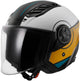 Ls2 jet helm of616 airflow ii cover helmet of616 airfl.ii cover l brown white
