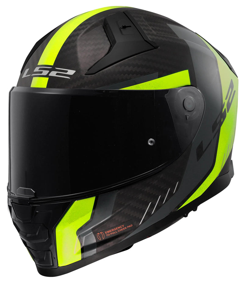 Load image into Gallery viewer, Ls2 integralhelm ff811 vector ii carbon grid helmet ff811 vector i c grid m. ge gr. s
