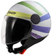 Ls2 jet helm of558 sphere lux ii swirl helmet of558 sph. lux ii swirl s white colorful
