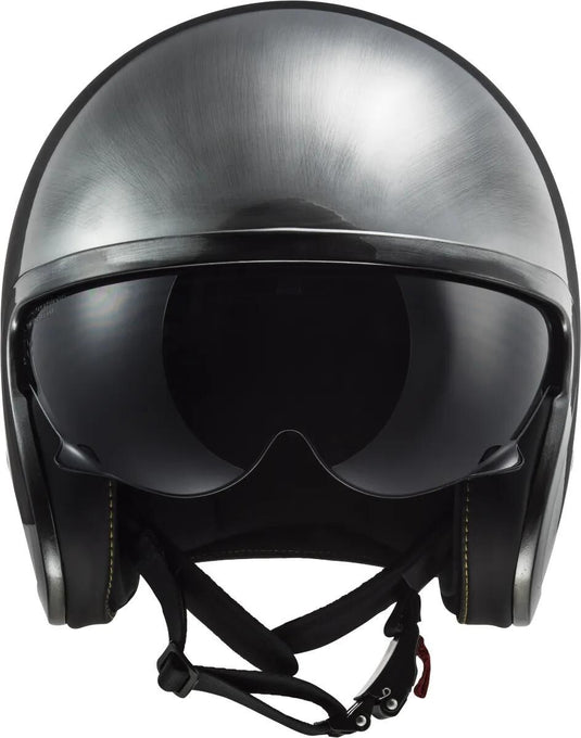 Ls2 jethelm of599 spitfire ii jeans helmet of599 spitfire ii jeans titanium gr. l