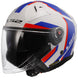 Ls2 jethelm of603 infinity ii focus helmet of603 infinity ii focus ws bl rt gr. l