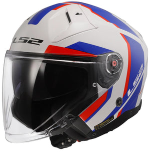 Ls2 jethelm of603 infinity ii focus helmet of603 infinity ii focus ws bl rt gr. xl