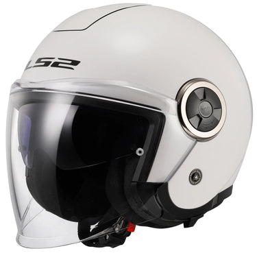 Ls2 jethelm of620 classy solid helmet of620 classy solid white gr. l