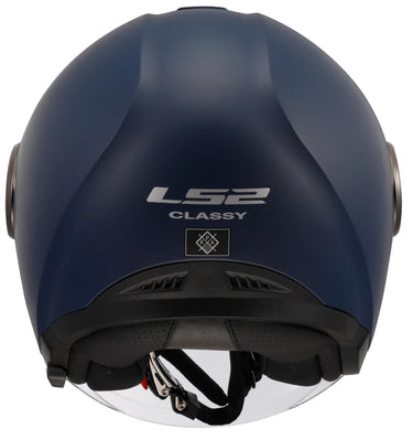 Ls2 jethelm of620 classy solid helmet of620 classy solid navy blue gr. xl
