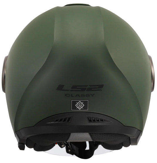 Ls2 jethelm of620 classy solid helmet of620 classy solid m. gn gr. m
