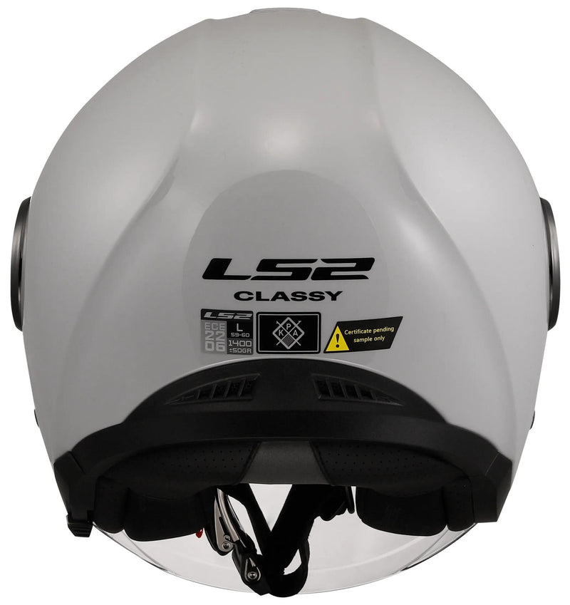 Load image into Gallery viewer, Ls2 jethelm of620 classy solid helmet of620 classy solid pearl gray gr. s

