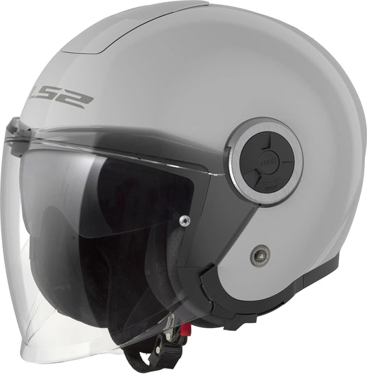 Ls2 jethelm of620 classy solid helmet of620 classy solid pearl gray gr. xl