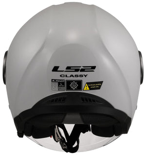 Ls2 jethelm of620 classy solid helmet of620 classy solid pearl gray gr. xl