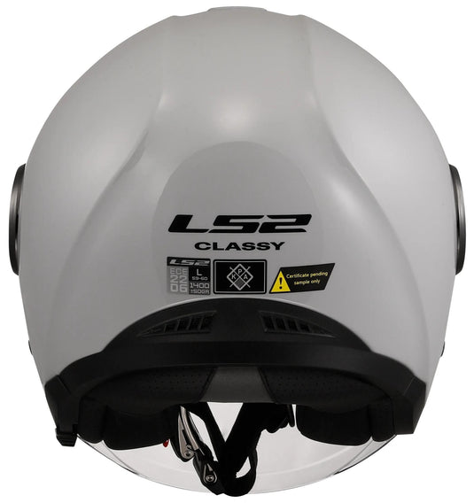 Ls2 jethelm of620 classy solid helmet of620 classy solid pearl gray gr. xl