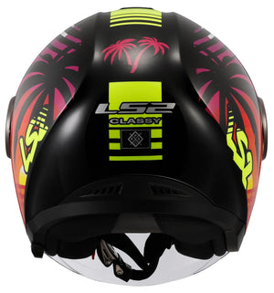 Ls2 jethelm of620 classy palm helmet of620 classy palm black gr. s