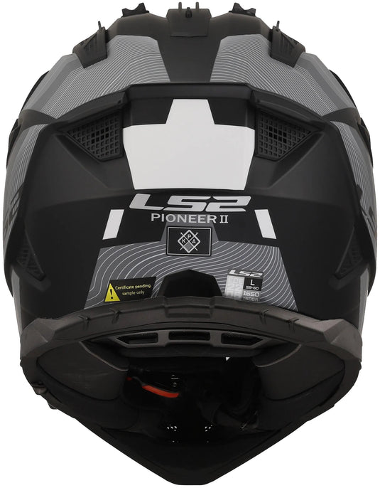 Ls2 endurohelm mx702 pioneer ii hill helmet mx702 pioneer ii hill m. bw ws gr. m