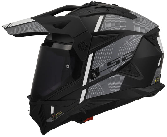 Ls2 endurohelm mx702 pioneer ii hill helmet mx702 pioneer ii hill m. bw ws gr. l