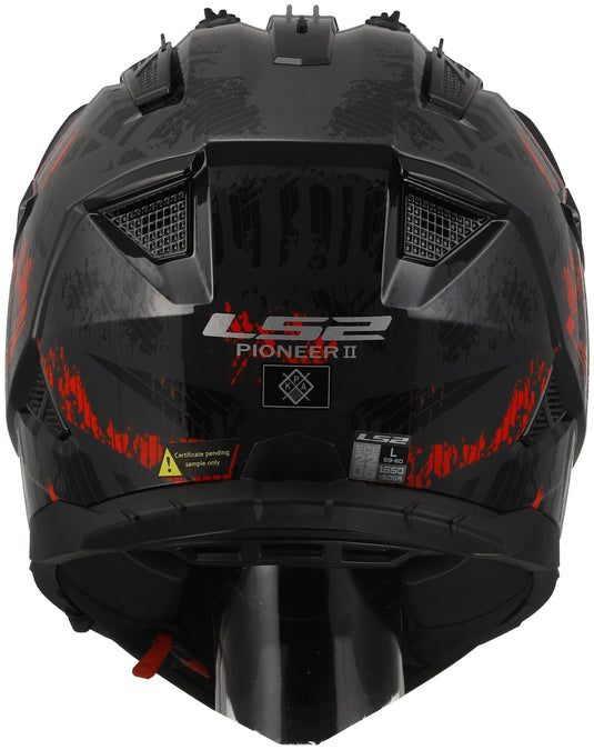 Ls2 endurohelm mx702 pioneer ii crazy helmet mx702 pioneer ii crazy sw rt gr. m