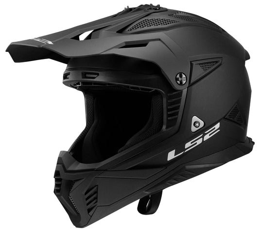 Ls2 crosshelm mx708 fast ii solid helmet mx708 fast ii solid matt black gr. 3xl