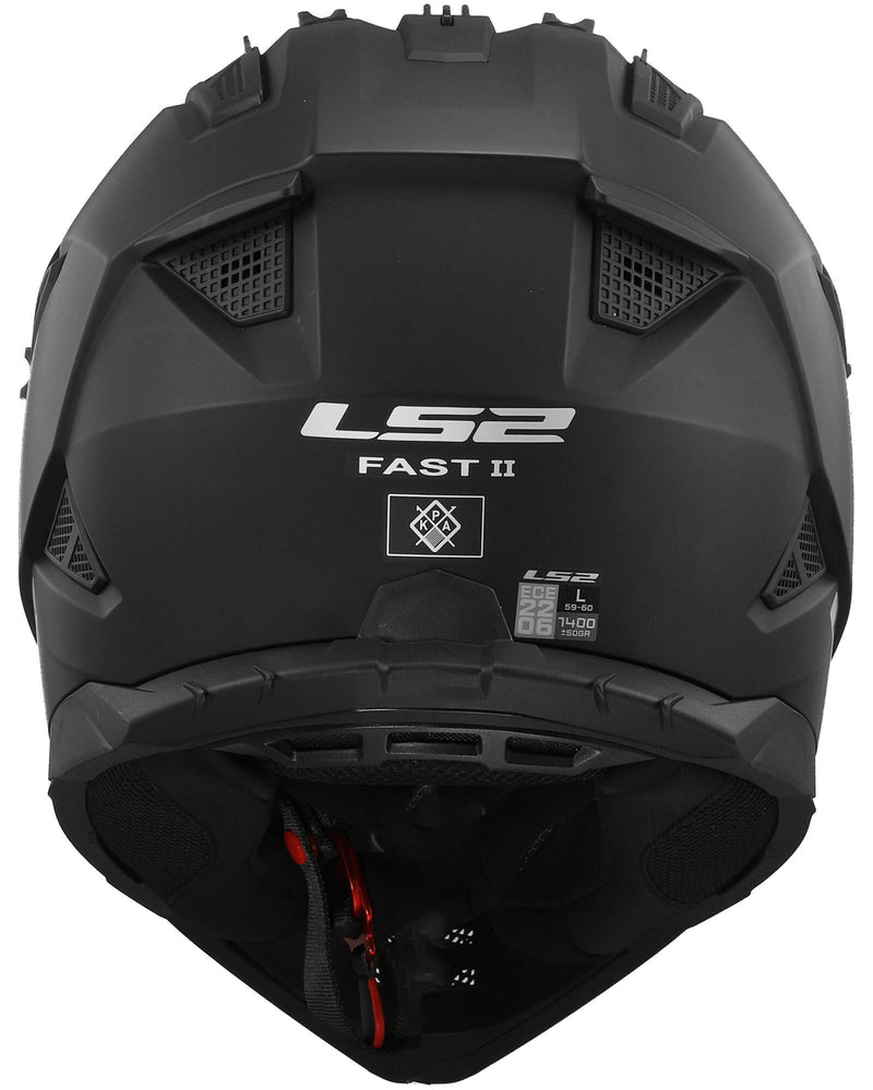 Load image into Gallery viewer, Ls2 crosshelm mx708 fast ii solid helmet mx708 fast ii solid matt black gr. 3xl
