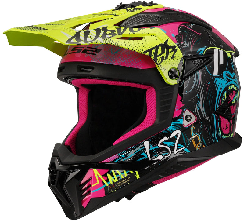 Load image into Gallery viewer, Ls2 crosshelm mx708 fast ii gorilla helmet mx708 fast ii gorilla vi ge gr. xxl
