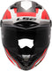 Ls2 integralhelm ff805 thunder carbon gp raute helmet ff805 thunder gp rhombus white red size