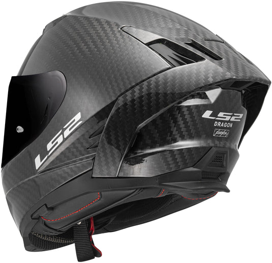 Ls2 integraalhelm ff807 dragon carbon helmet ff807 dragon carbon matt gr. s