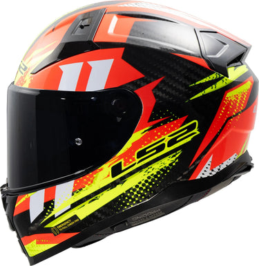 Ls2 integralhelm ff811 vector ii carbon tantic helmet ff811 vector i tantic red yellow gr. xl