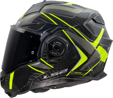 Ls2 klapphelm ff901 advant x carbon future ii helmet advant x carbo future ii h-v yellow size